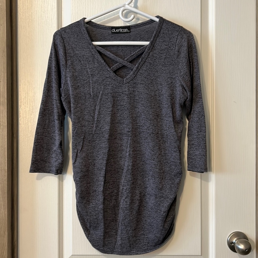 Maternity 3/4 sleeve shirt